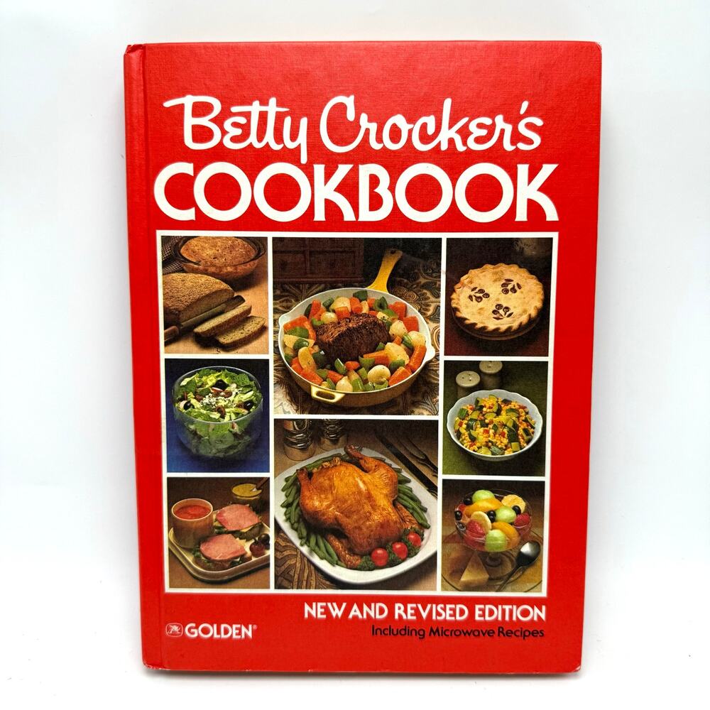 Vintage Betty Crocker’s Big Red Cookbook 1982 Classic Hardcover Recipe Book